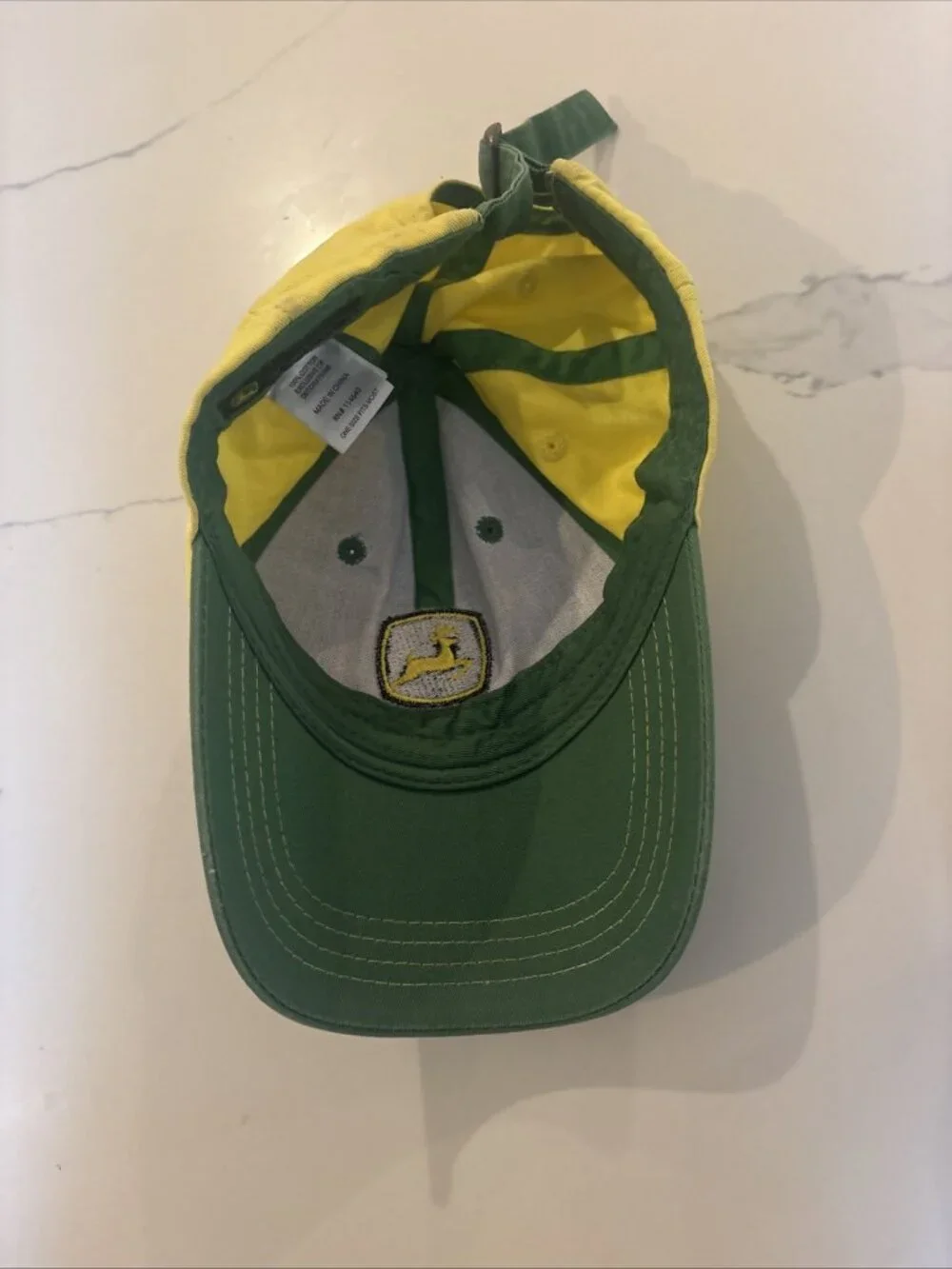 John Deere - Green Cap Hat - Adjustable Strap Back Baseball Vintage Trucker